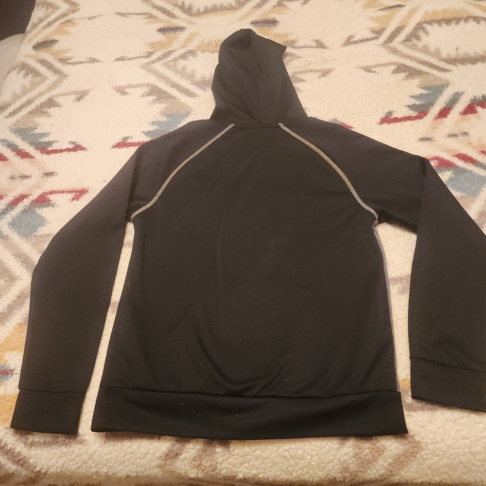 New Orleans Saints Pullover Gray and Black Hoodie - Picture 3 of 4